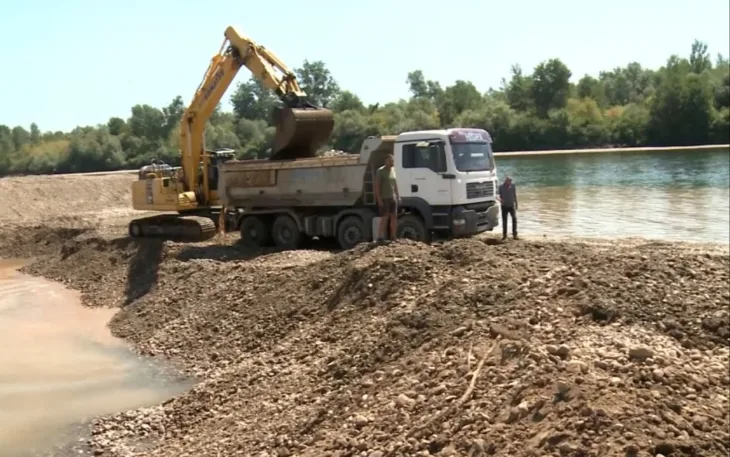 nelegalno vađenje šljunka Bijeljina