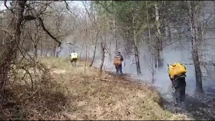 SANSKI MOST: POŽAR NA GRMEČU