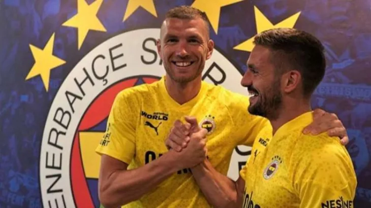 Edin Džeko i Dušan Tadić