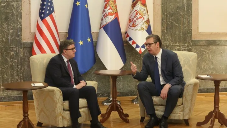 James O'Brien Aleksandar Vučić AA