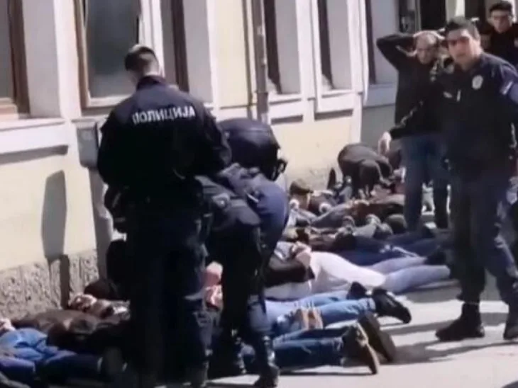beograd sukob partizan crvena zcetda