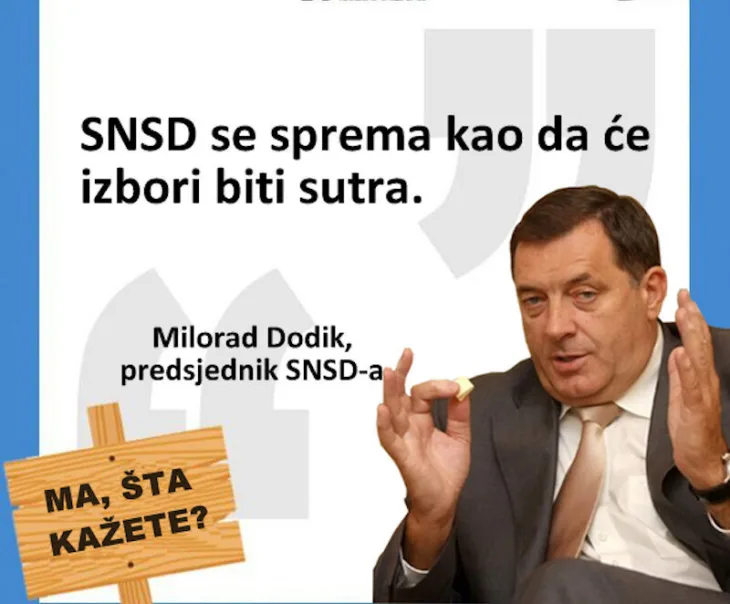 milorad dodik Izbori
