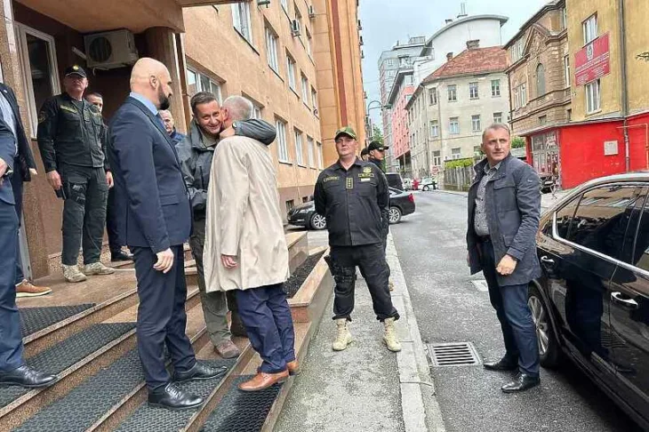 Docek Vahidin Munjić Mustafa Selmanović foto fup