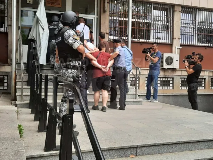 Akcija Transporter-- privođenje uhapšenih u Tužilaštvo USK