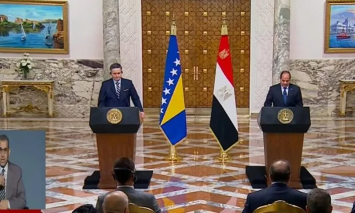 Denis Bećirović Abdel Fattah al Sisi