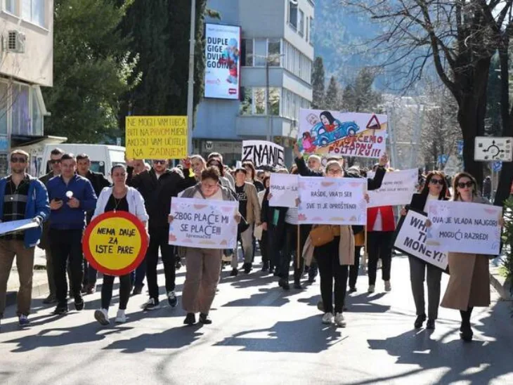 HNK Sindikat srednjih skola strajk protesti fena