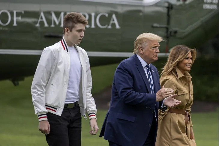 Barron trump college plans yotobe