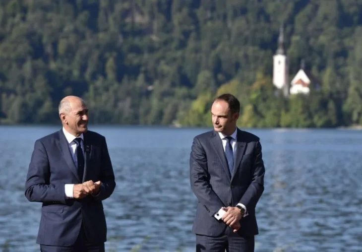 Janez Janša Anže Logar
