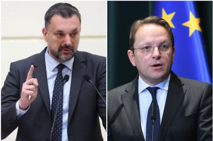 Elmedin Konaković i Oliver Varhelyi