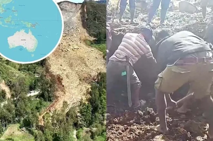 Papua Nova Gvineja odron zemlje