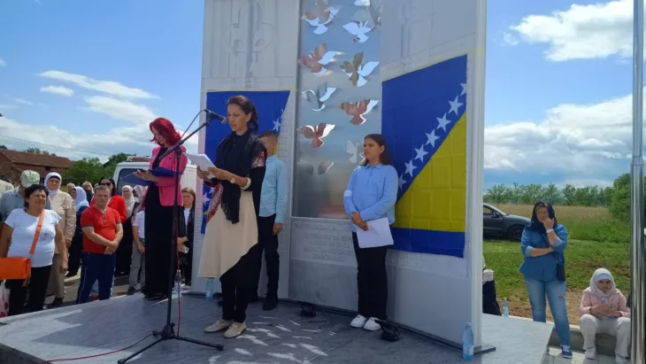 Tomina: Svečanost otvranja spomen obilježja