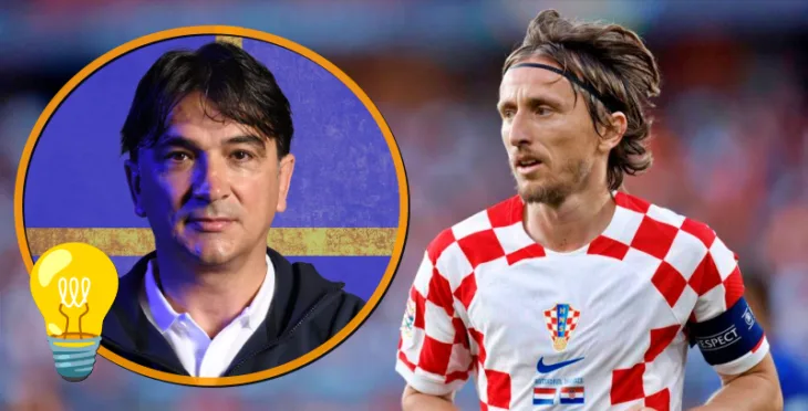 Luka Modrić Zlatko Dalić
