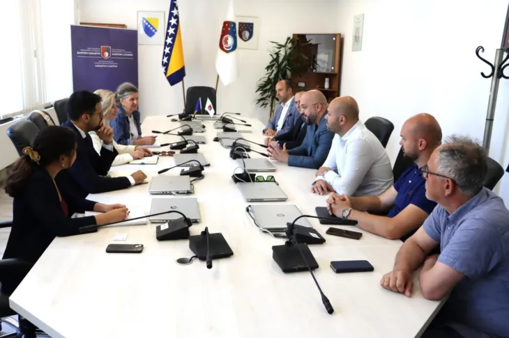 Adnan Šteta sastanak s delegacijama EBRD-a i EIB-