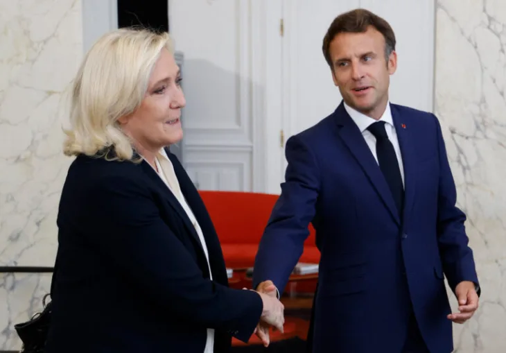 Emanuel Macron Marine la Pen afp
