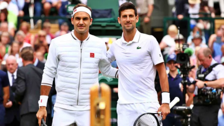 Roger Federer Novak Đoković