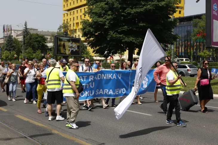 Strajk radnika u zdravstvu sarajevo 7