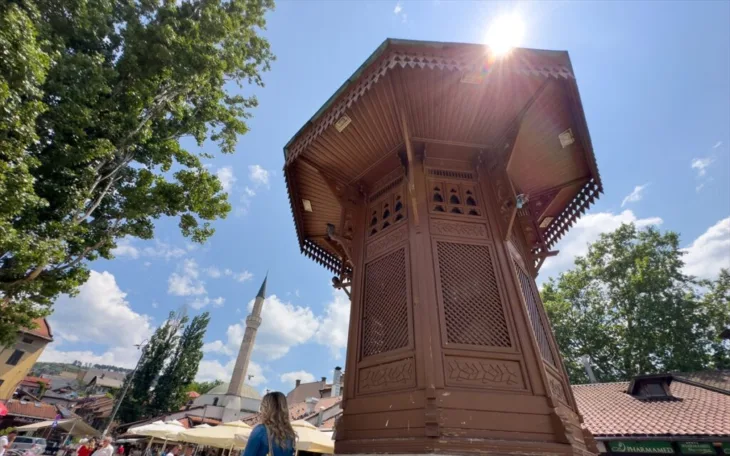 Bascarsija sunce i lijepo vrijeme
