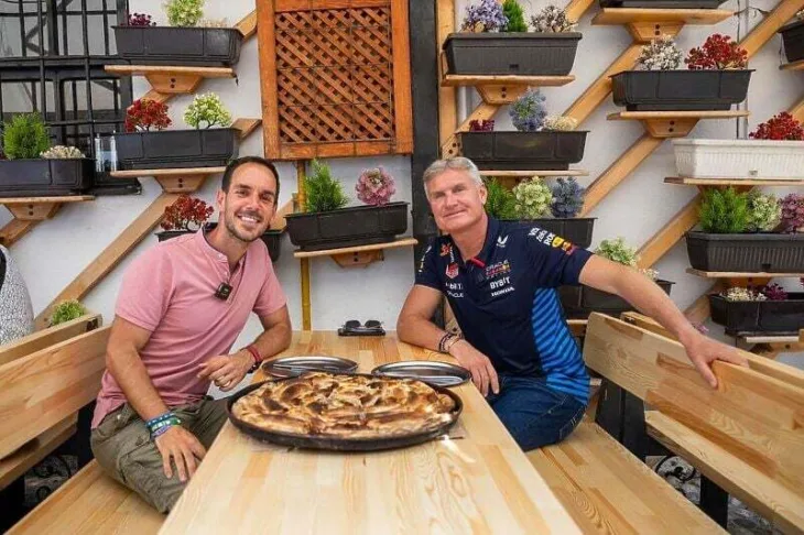 David Coulthard i Robert Dacešin (Foto: Facebook)
