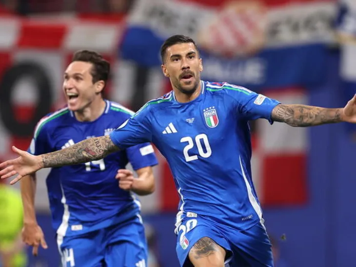 Mattia Zaccagni euro 2024 foto X