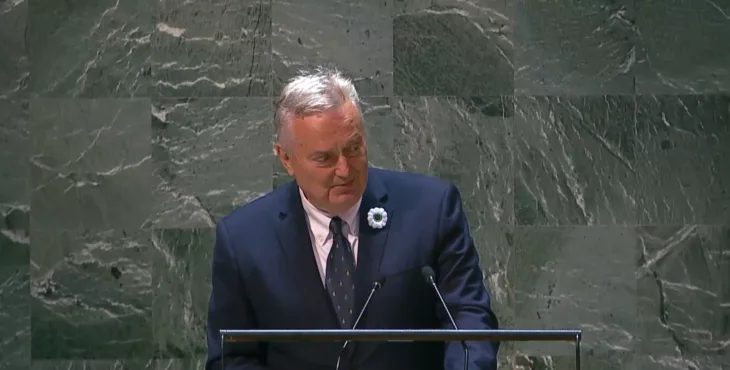 Zlatko Lagumdžija Generalna skupština UN  Screenshot 437