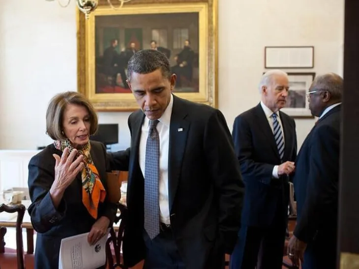 Nancy Pelosi i Obama