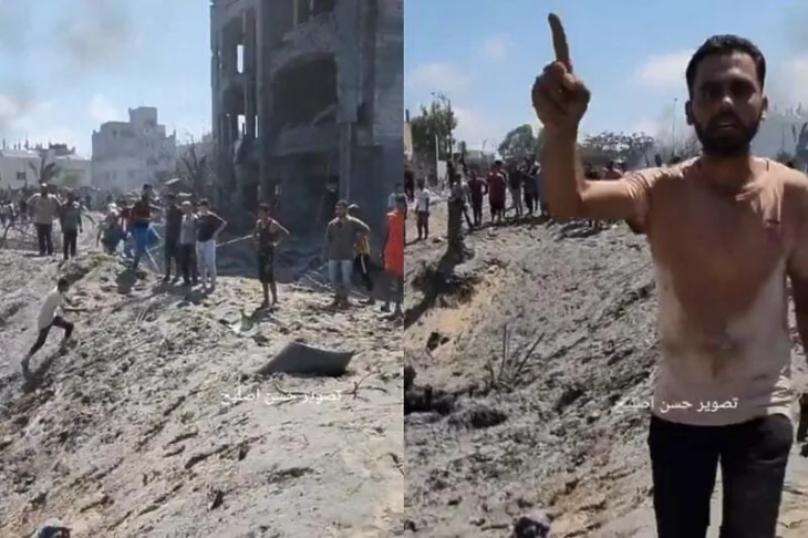Gaza Izrael napao humanitarnu zonu u Gazi X