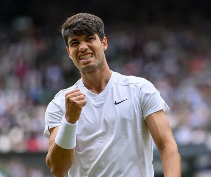 Carlos Alcaraz foto X Wimbledon