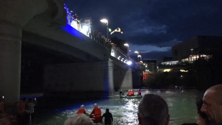 Prošlogodišnji skokovi  sa gradskog mosta