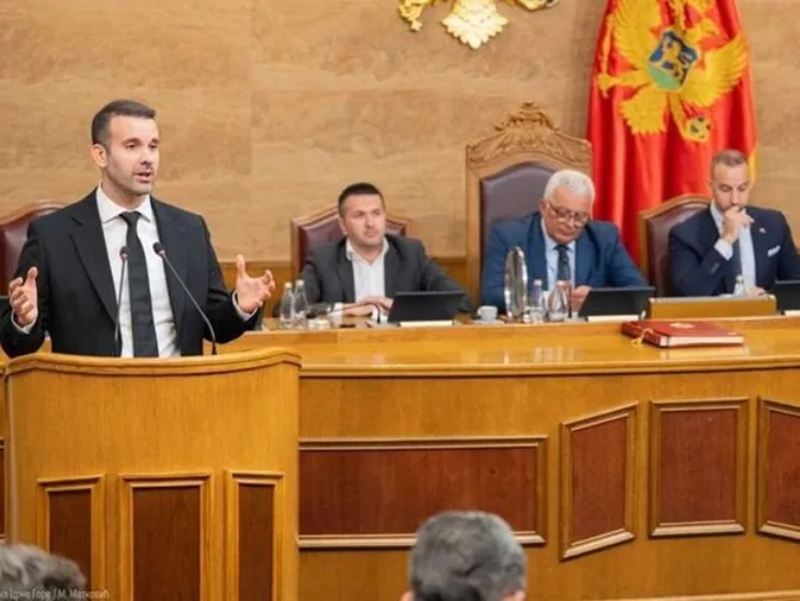 Milojko Spajić/ Skupština Crne Gore