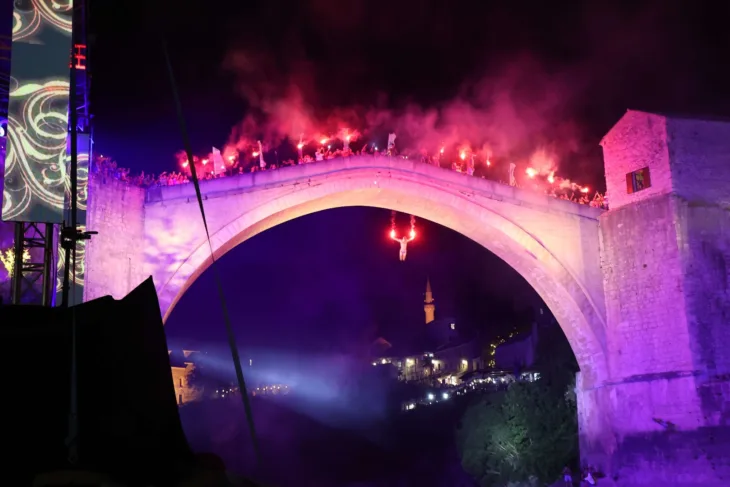 Mostar- Godišnjica obnove mosta/ Fena