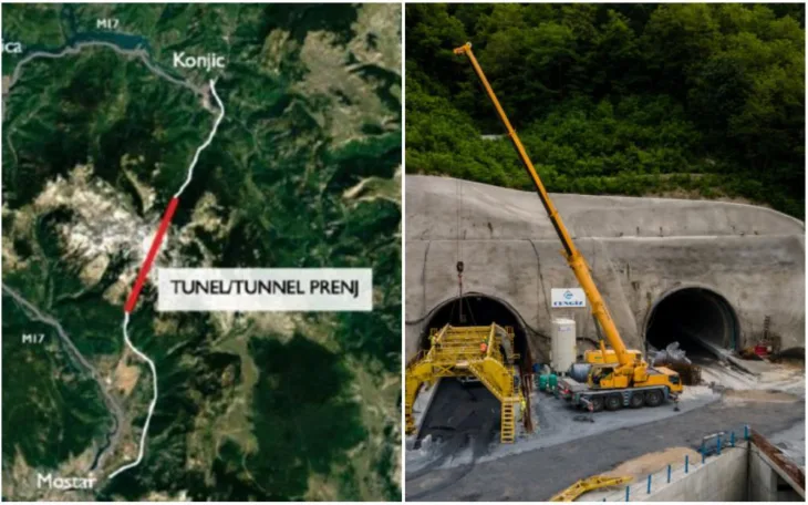 Tunel prenj foto autoceste
