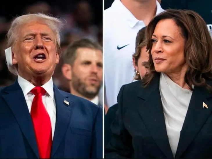 Donald Trump Kamala Harris