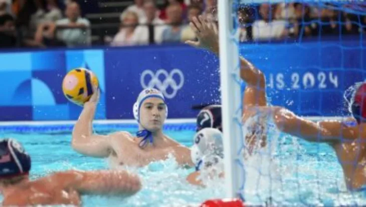 Srbija Vaterpol OI Pariz/ Tanjug