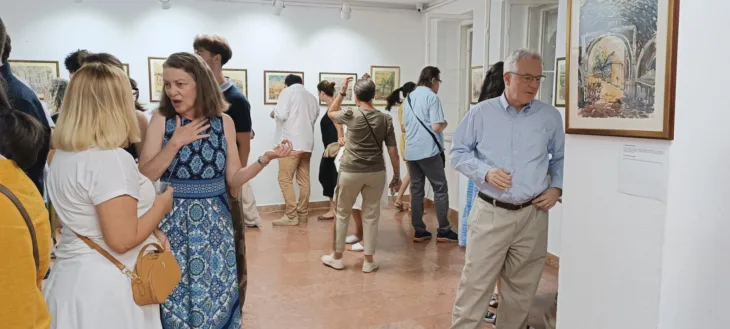 Akvareli zvonimira dvornikovica Izložba 'Lijepo lice Sarajeva