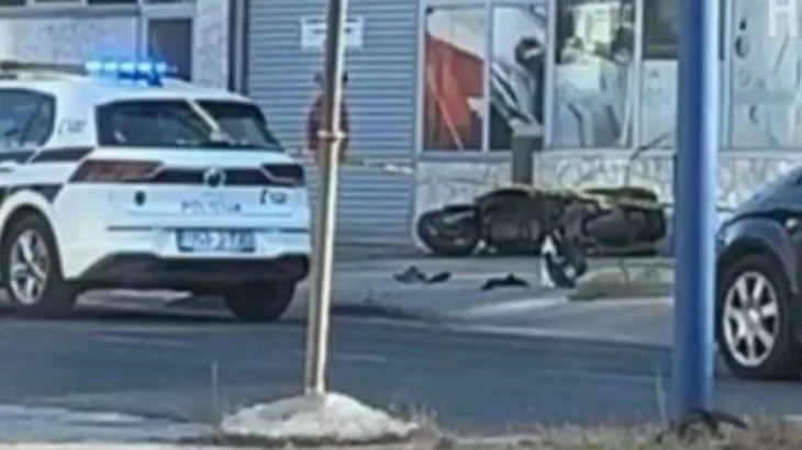Saobraćajna nesreća  Rajlovac motociklista