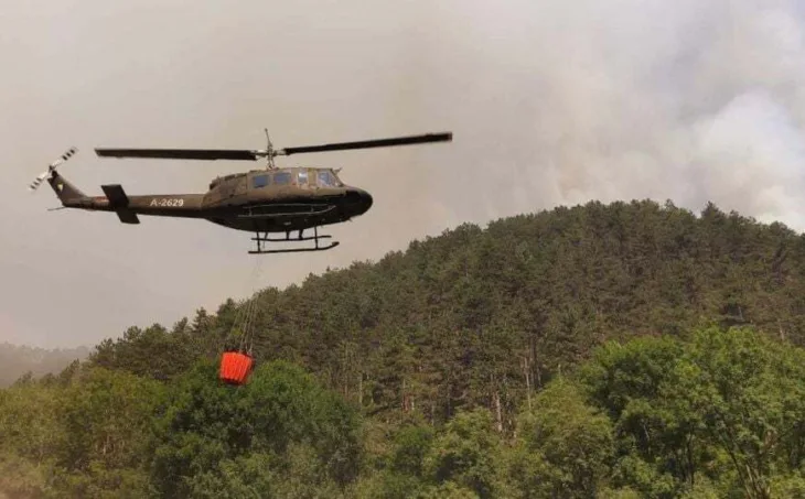 Helikopter OSBIH požar