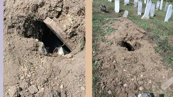 medvjedi iskopali mezare prusac foto  Bugojno danas