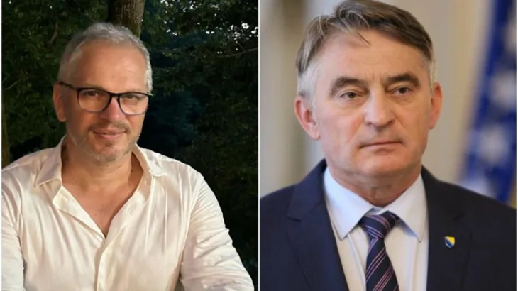 Nijaz Nanić i Željko Komšić. Facebook - Fena