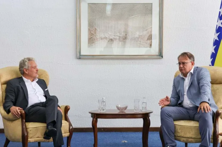 Nermin Niksic i Johann Sattler/ Vlada FBiH