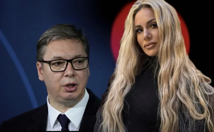 Selma Bajrami i Aleksandar Vucic