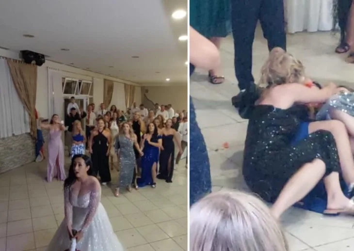 Svadba ljubusli Ludilo na svadbi u BiH: Mlada bacila buket