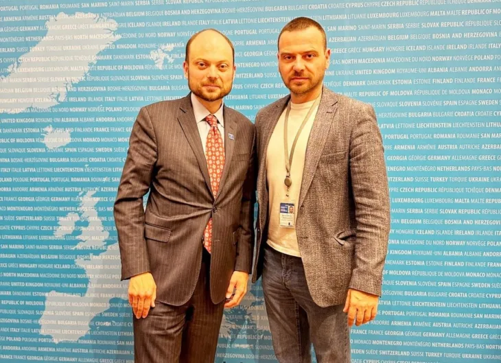 Vladimir Kara-Murza i Saša Magazinović