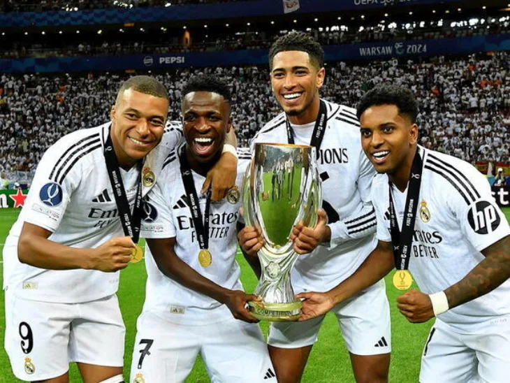 Jude Bellingham  Vinicius Junior Kylian Mbappé