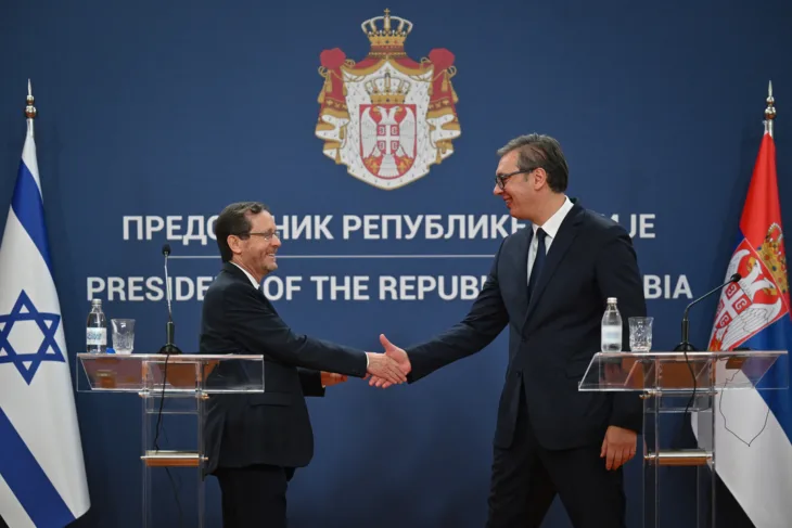 Herzog, Vučić (Getty)