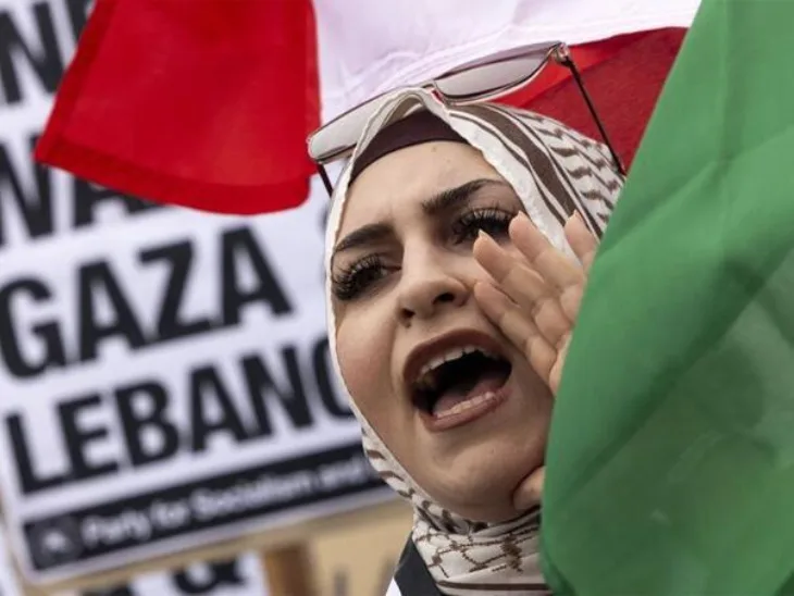 protesti protiv vojne pomoći SAD-a Izraelu