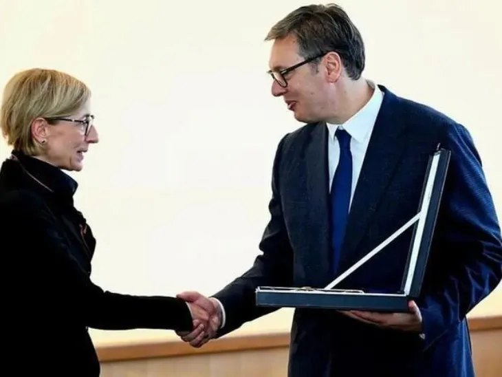 Aleksandar Vucic Ambasadorka madarske pri un