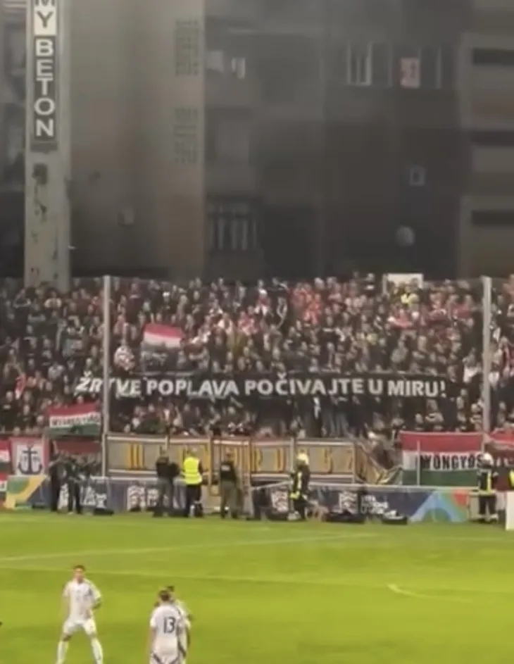Mađarski navijači pružili podršku žrtvama poplava u Bosni i Hercegovini