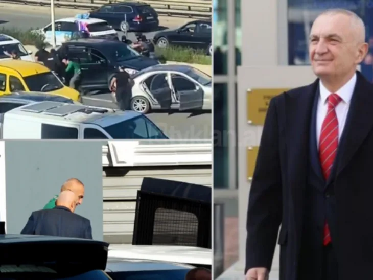 Albanija Ilir Meta Bivsi predsjednik Albanije presretnut i uhapsen u centru grada