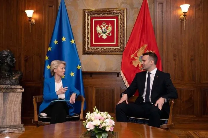 Ursula von der Leyen Milojko Spajić Crna Gora