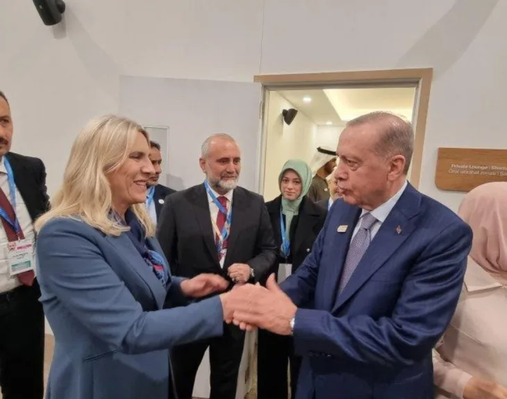Zeljka Cvijanovic recep Tayip Erdogan